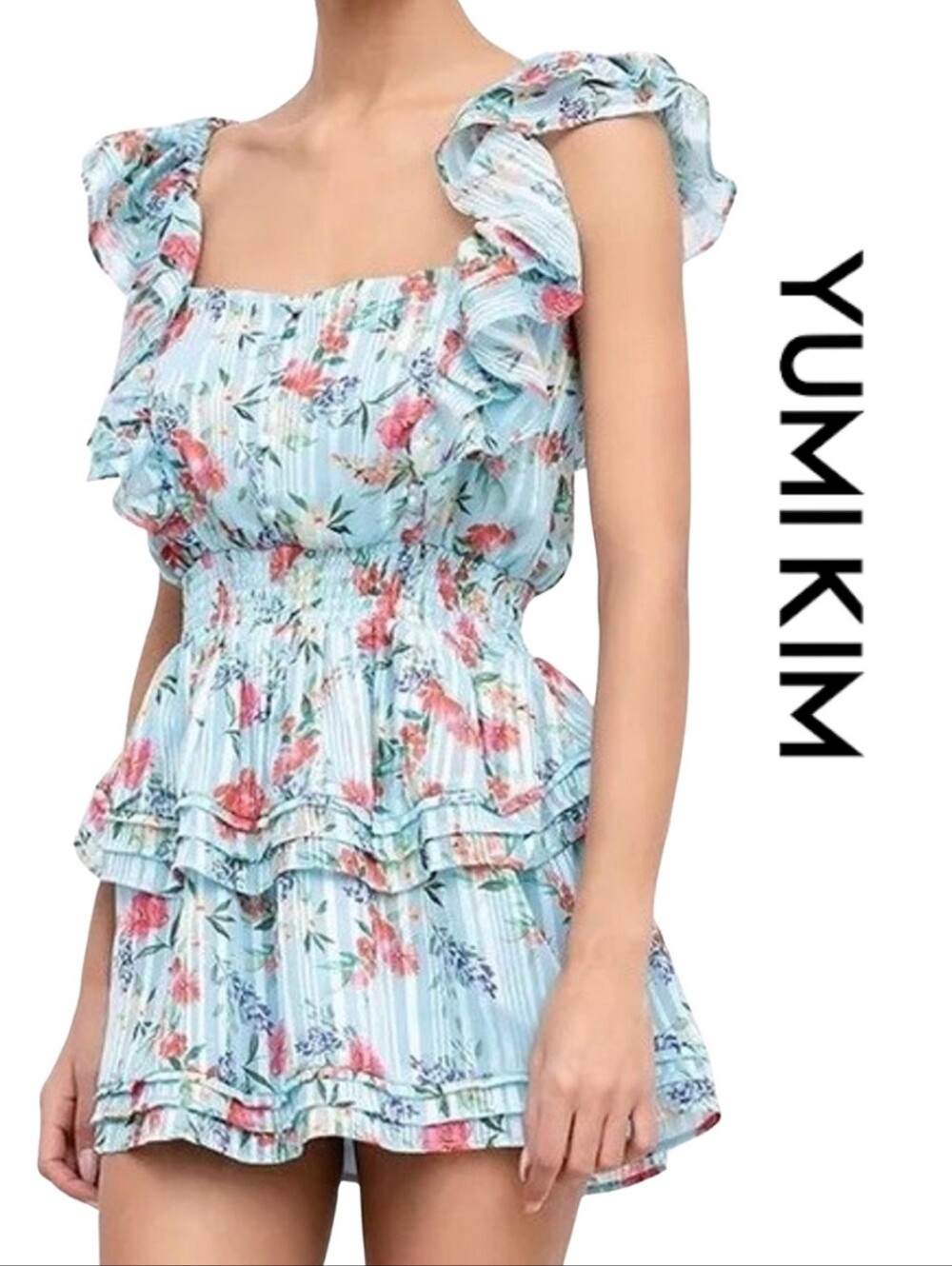 Yumi Kim - Women's Eden Dress, Mulberry Angel Blue, Size Small